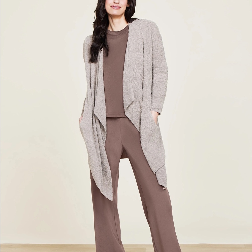 Barefoot Dreams CozyChic Lite® Island Wrap Brown Small/Medium